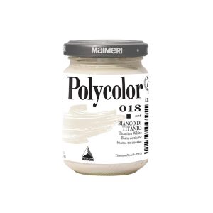 018 Polycolor Bianco di titanio 140ml Фарба акрилова (білило титанове)