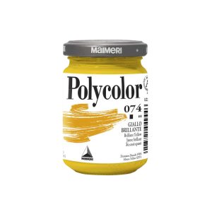 074 Polycolor Giallo brillante 140ml Фарба акрилова (яскраво-жовтий)