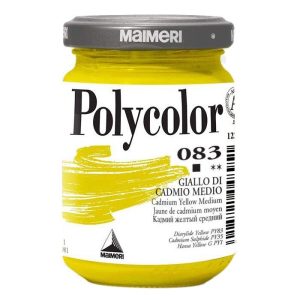 083 Polycolor Giallo di cadmio medio 140ml Фарба акрилова (середньо-жовтий)