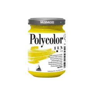 113 Polycolor Giallo permanente medio 140ml Фарба акрилова (жовтий перманентний)