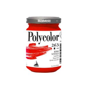 263 Polycolor Rosso sandalo 140ml Фарба акрилова (сандаловий червоний)