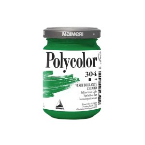 304 Polycolor Verde brillante chiaro 140ml Фарба акрилова (світло-зелений яскравий)