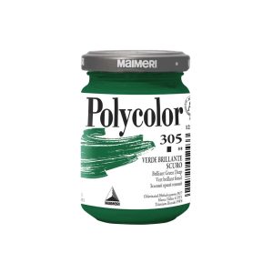 305 Polycolor Verde brillante scuro 140ml Фарба акрилова (темно-зелений яскравий)