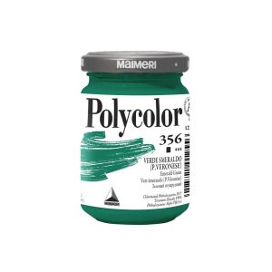 356 Polycolor Verde smeraldo 140ml Фарба акрилова (смарагдово-зелений)