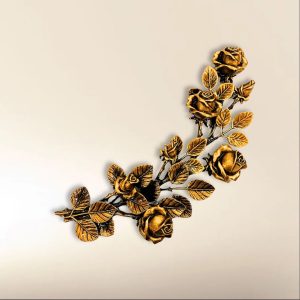 Бронзова гілка на пам'ятник 44*18см Caggiati